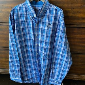 NWT IZOD Men’s XL-Tall Premium Essential Plaid Dress Shirt